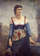 Jean-Baptiste-Camille Corot Agostina, die Italienerin Germany oil painting artist